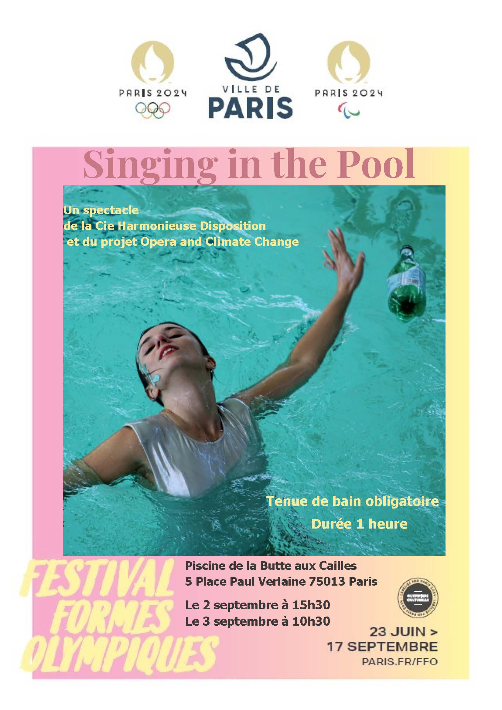 Singing in the pool