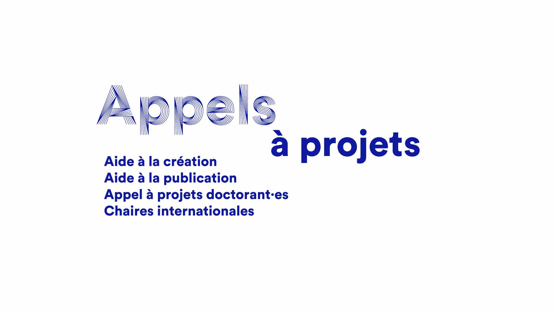 Appels à projets 2025