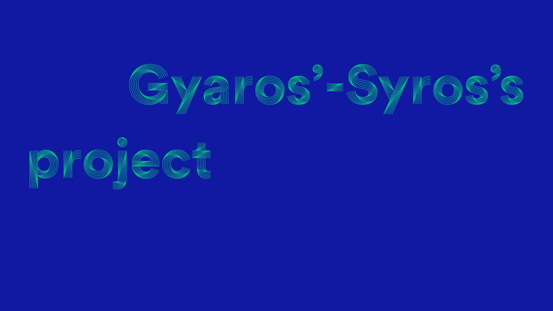 Gyaros’-Syros’s project. Affects d’exils et créations narratives et artistiques