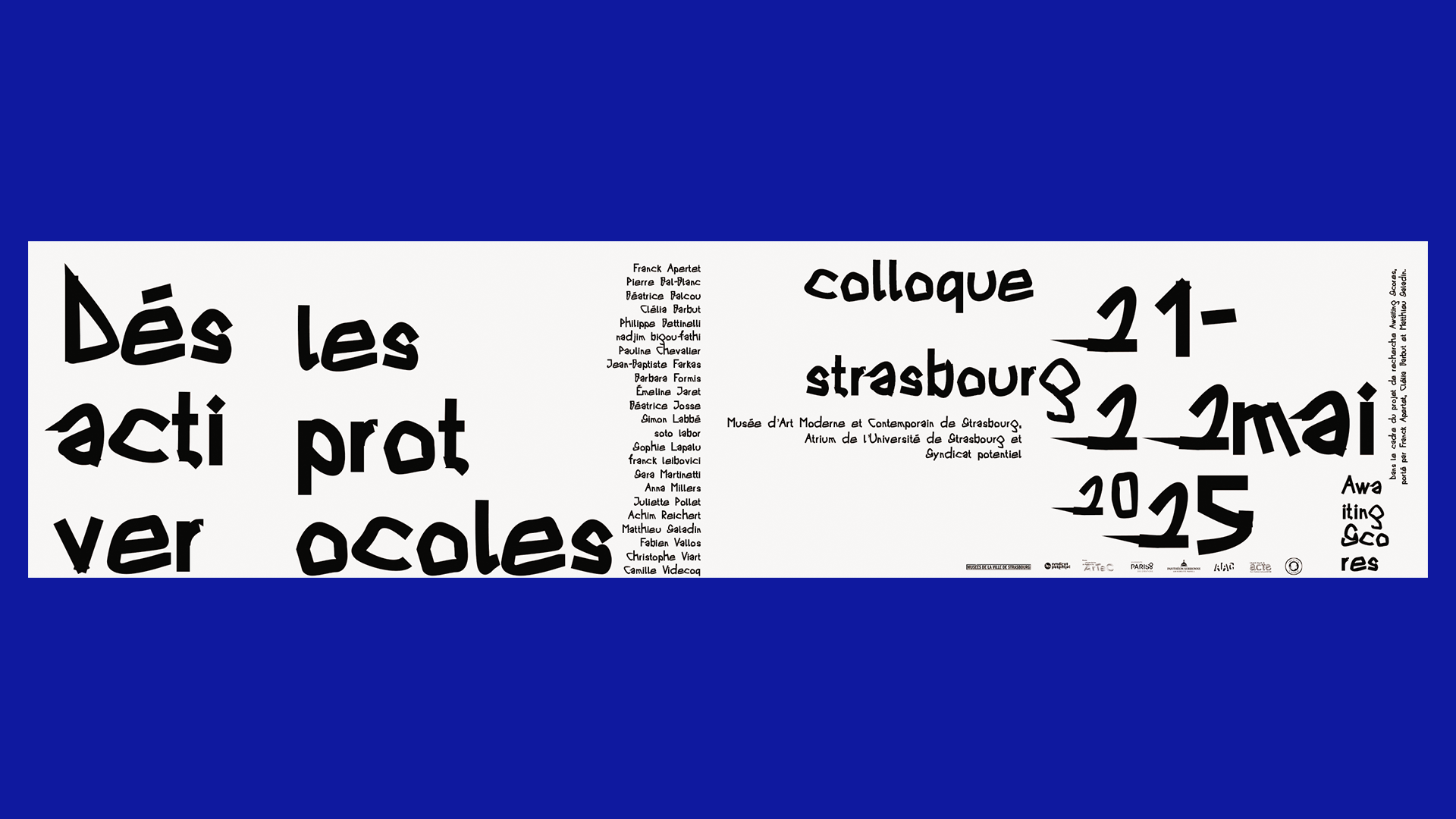 Désactiver les protocoles, colloque