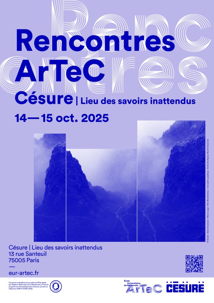 Affiche Rencontres ArTeC 2025 à Césure