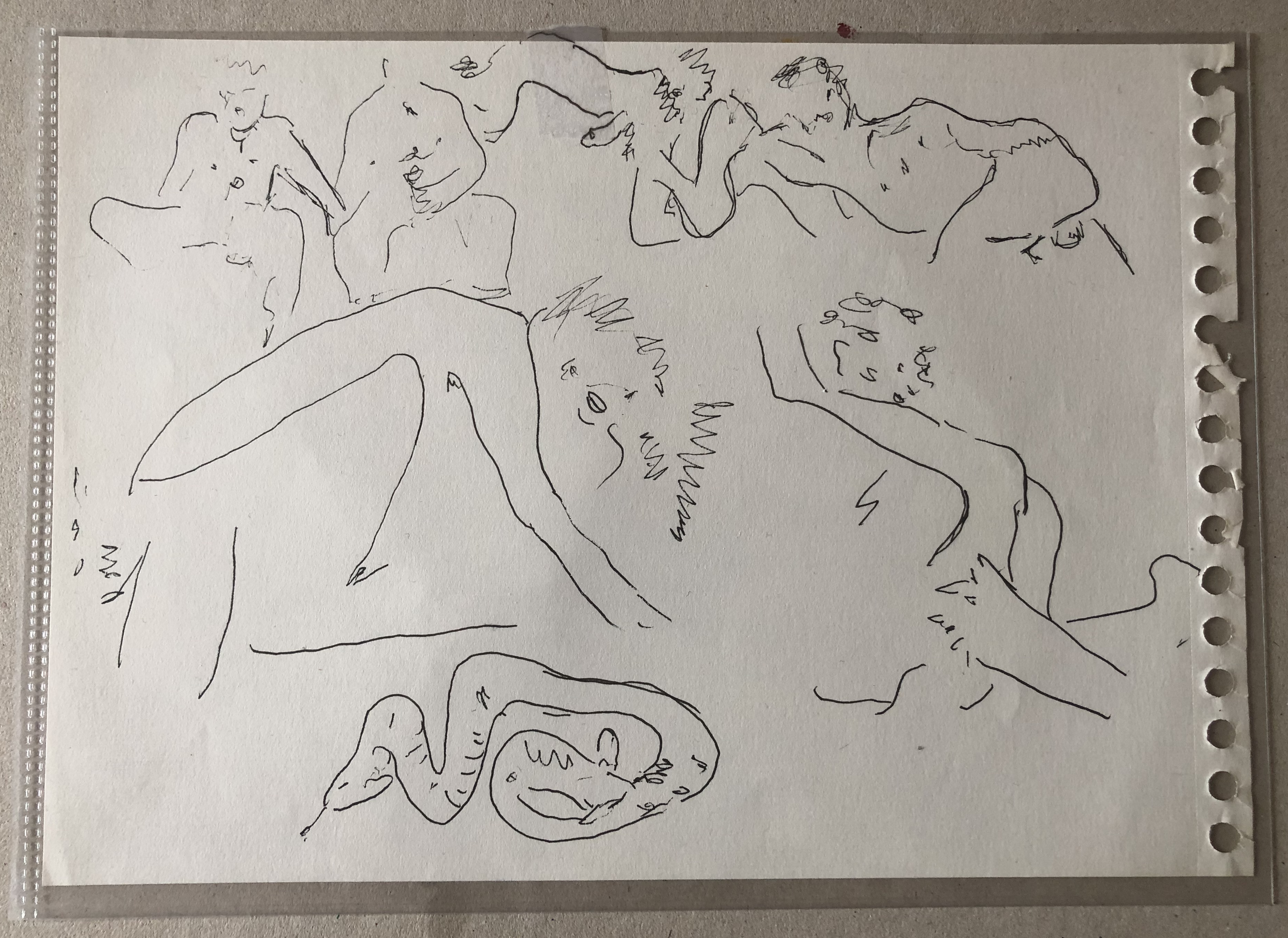 Les dessins de Pierre Guyotat