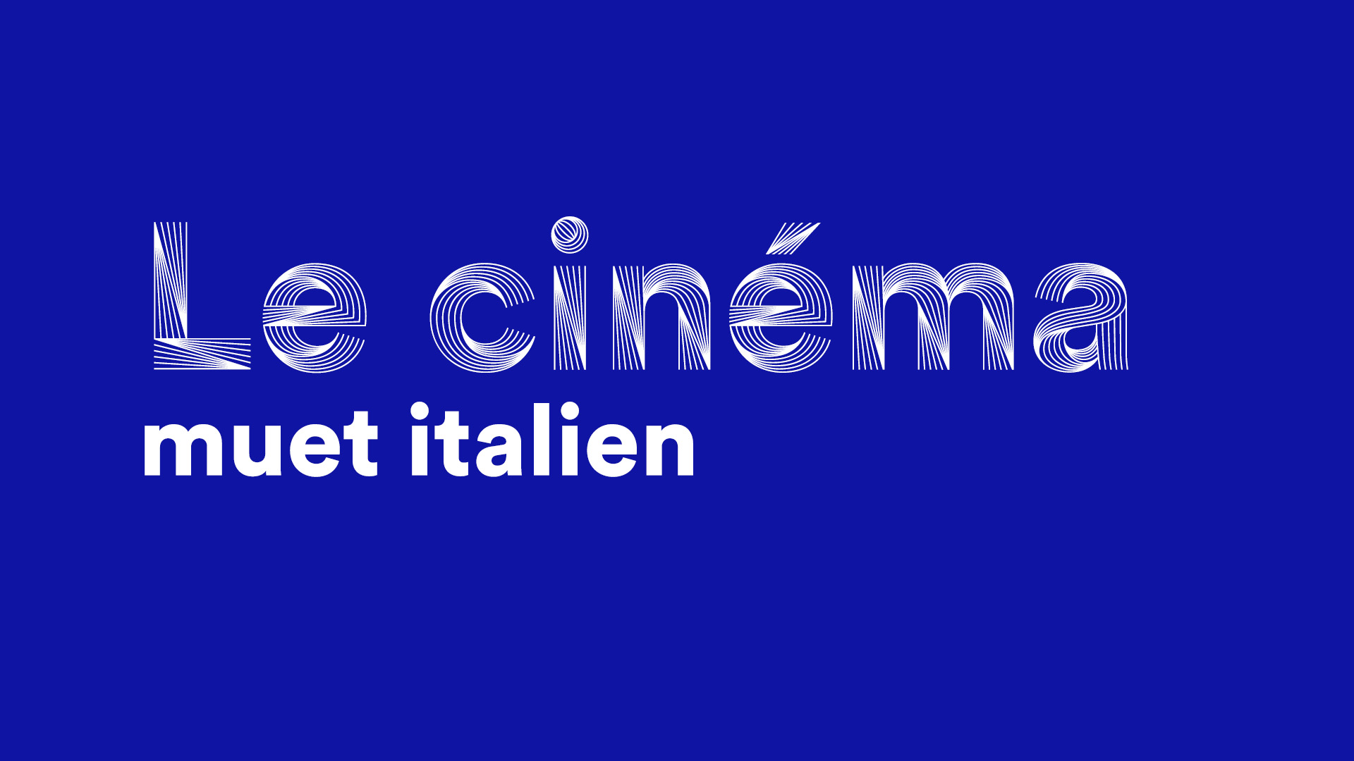 Le cinéma muet italien