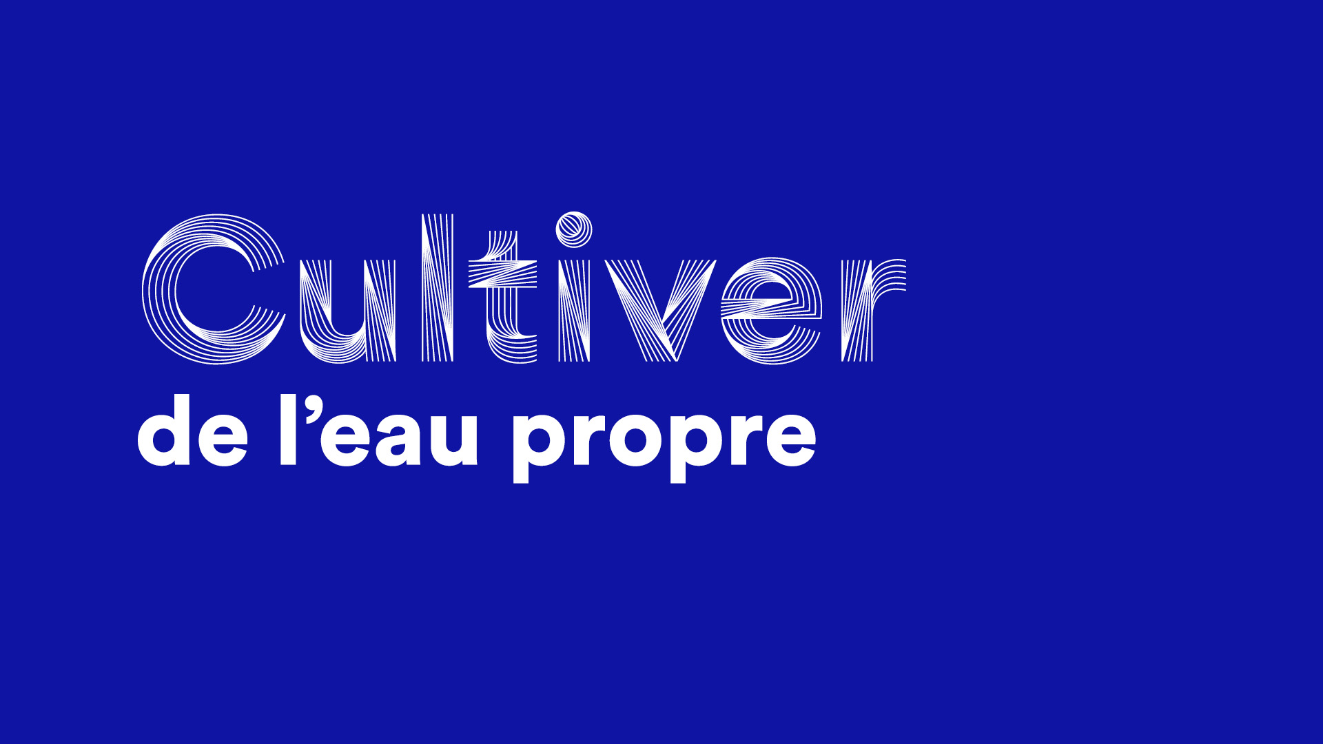 Musée(s) des natures : Cultiver de l’eau propre