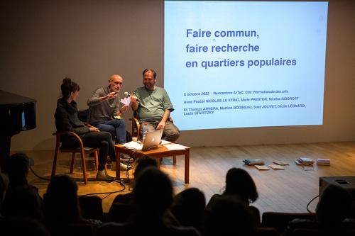 Rencontres ArTeC 2022 - Jour 1 - "Faire commun, faire recherche en quartiers populaires"