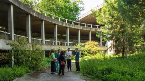 Photographie de l'atelier d'expérimentation La ville comme scène des transitions
