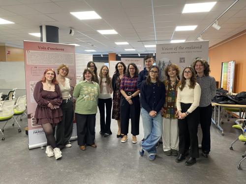 Photo issue de la présentation des travaux du MIP lors du « Black History Month » à la Bibliothèque de l’Université Paris 8
