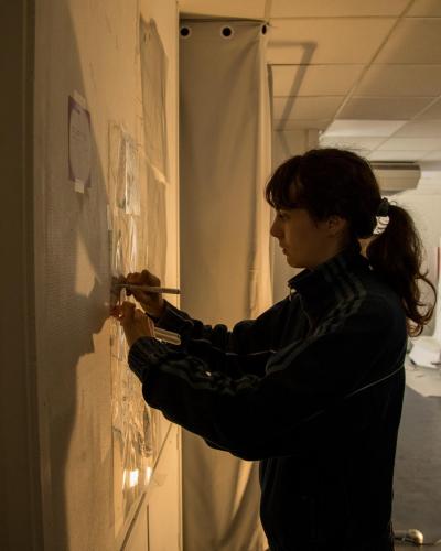 Photographie de la restitution « Aller à la goutte qui s'écoule »