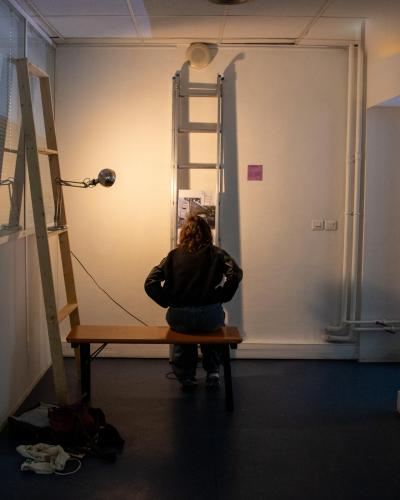 Photographie de la restitution « Aller à la goutte qui s'écoule »