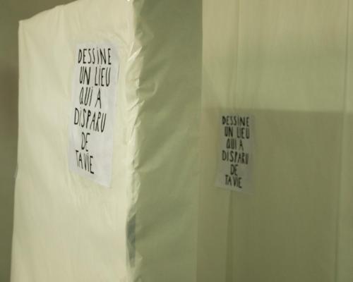 Photographie de la restitution « Aller à la goutte qui s'écoule »